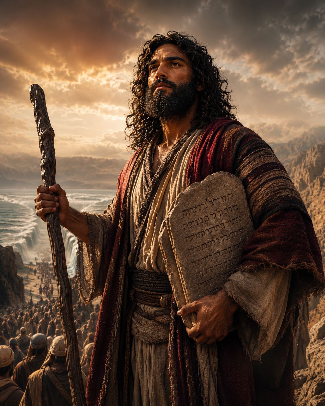 Moses-inspired biblical hero cover